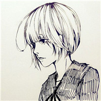 卡通头像短发女生