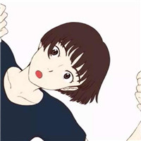 卡通头像短发女生