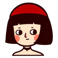 卡通头像短发女生