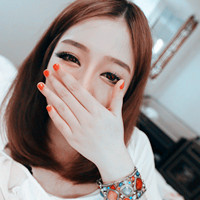 遮脸的女生头像