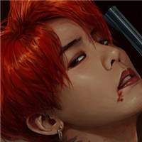 非主流个性手绘头像男生