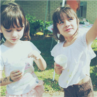 欧美萌娃姐妹头像