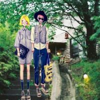 时尚卡通情侣头像