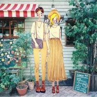 时尚卡通情侣头像