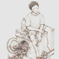 手绘简易画男生头像