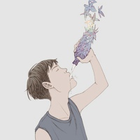 手绘简易画男生头像