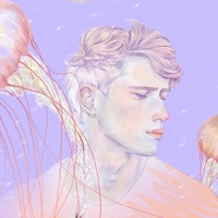 手绘简易画男生头像