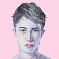 手绘简易画男生头像