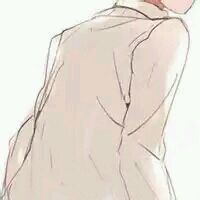 手绘简易画男生头像