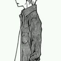 手绘简易画男生头像