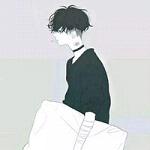 手绘简易画男生头像