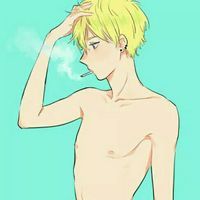 唯美头像手绘男生头像