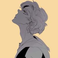 唯美头像手绘男生头像