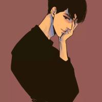 唯美头像手绘男生头像