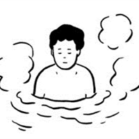 男生黑白简笔画头像