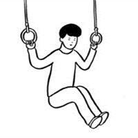 男生黑白简笔画头像