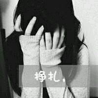 女生黑白文字头像