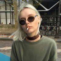 个性狂野的欧美女生头像