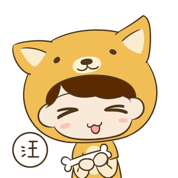 呆萌情侣卡通头像一对