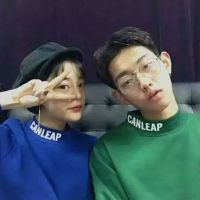 一人一张的非主流情侣头像