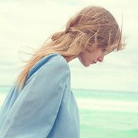 欧美穿衬衫的女生头像