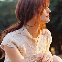 欧美穿衬衫的女生头像