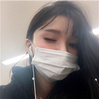 戴口罩的女生头像
