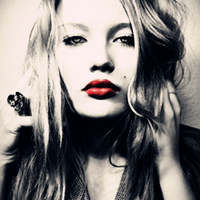 欧美复古女生头像