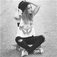 非主流女生黑白头像