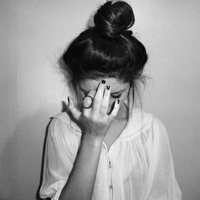 非主流女生黑白头像