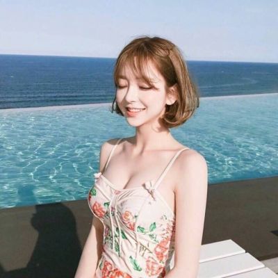 韩范短发女生头像