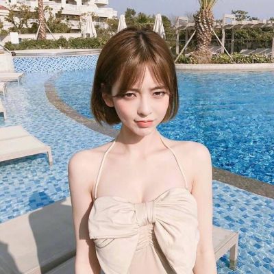 韩范短发女生头像