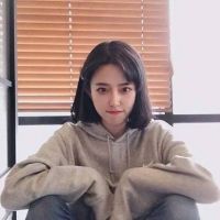 韩范短发女生头像