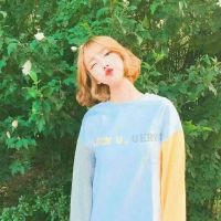 韩范短发女生头像