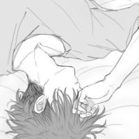 素描的伤感男生卡通头像