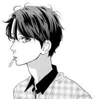 素描的伤感男生卡通头像