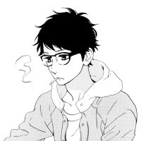 素描的伤感男生卡通头像