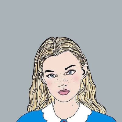 简约女生卡通头像