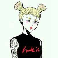 简约女生卡通头像