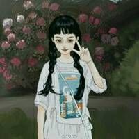 简约女生卡通头像