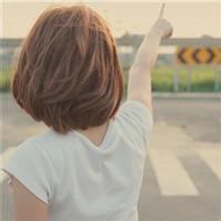 短发女生头像大全背影