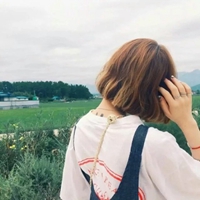 短发女生头像大全背影