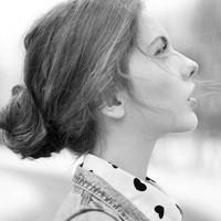 欧美黑白女生头像