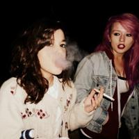 霸气伤感抽烟女生头像