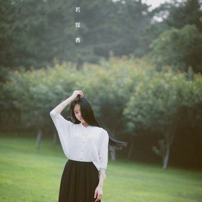 女生头像绿色系小清新 绿色头像女生清新图片