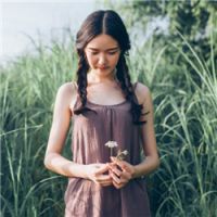 女生头像绿色系小清新 绿色头像女生清新图片