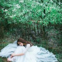 女生头像绿色系小清新 绿色头像女生清新图片