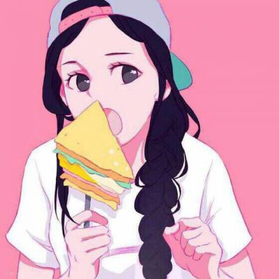 女生头像动漫呆萌简单，时光静好静待花开！