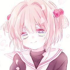 清新卡通女孩头像唯美，温暖在左明媚在右！