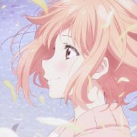 清新卡通女孩头像唯美，温暖在左明媚在右！